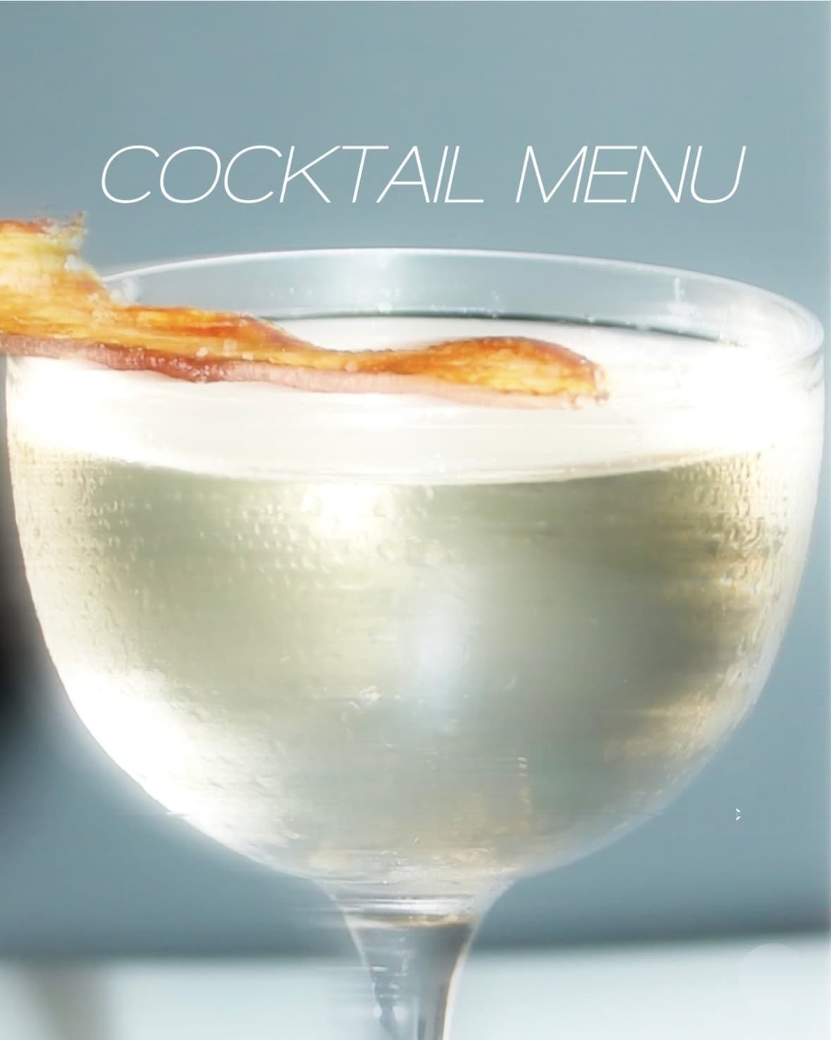 Efsy seasonal cocktail menu poster